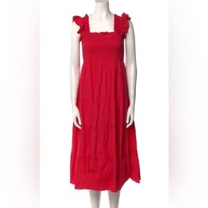 Hill House Ellie Red Midi Dress